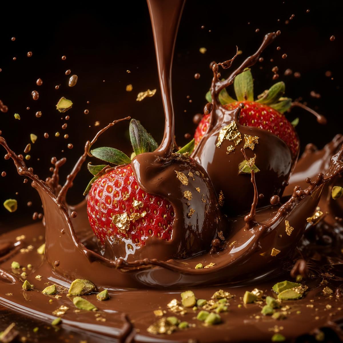 Dubai chocolate strawberries with pistachio and kunafa — Mr Corn Manchester